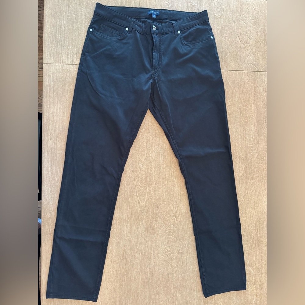 Peter Millar crow crafted wayfare black pants 36/34 NWOT